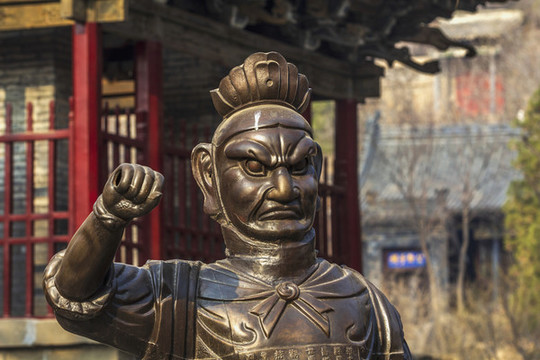 中國山西太原晉祠金人臺