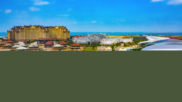 中國海南海花島航拍