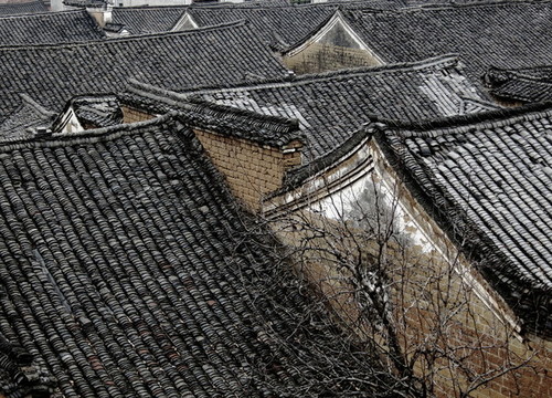 桂北民居房頂