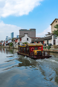 無錫南長街清名橋古運河景觀