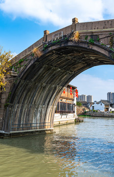無錫南長街清名橋古運(yùn)河景觀