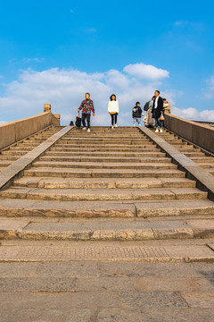 無錫南長街清名橋古運(yùn)河景觀