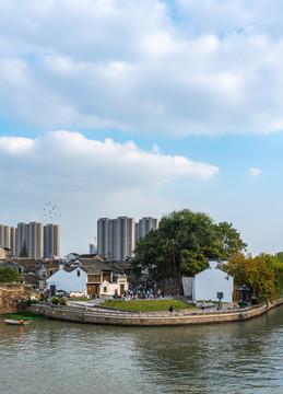 無錫南長街清名橋古運河景觀