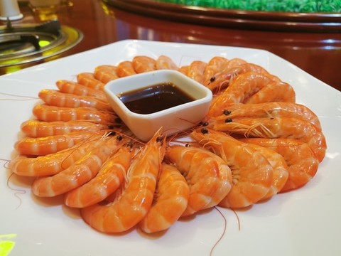 白灼基圍蝦
