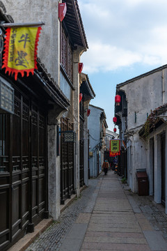 無(wú)錫南長(zhǎng)街清名橋古運(yùn)河景觀