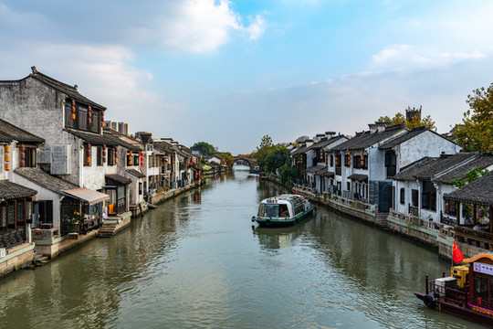 無錫南長街清名橋古運(yùn)河景區(qū)景觀