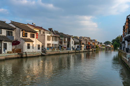 無錫南長街清名橋古運(yùn)河景區(qū)景觀