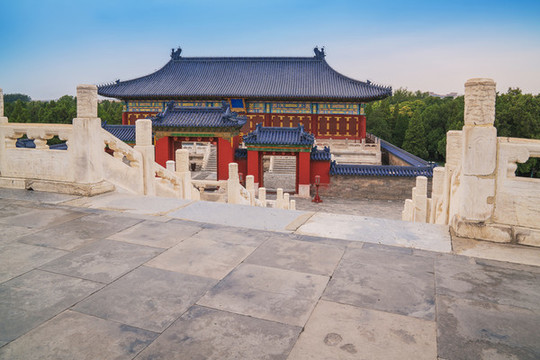 北京天壇公園歷史古建筑風(fēng)光
