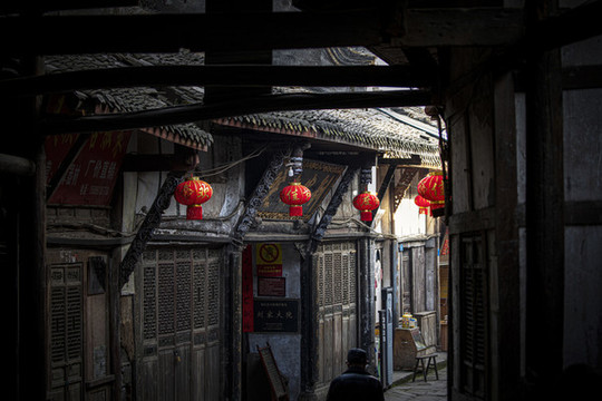 古鎮(zhèn)街道一角