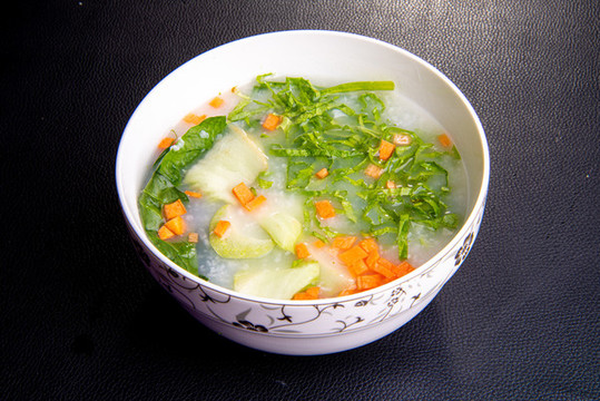 什錦素菜粥