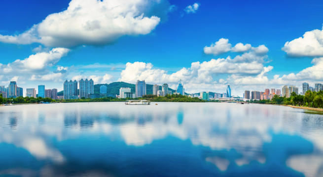 廈門白鷺洲公園城市風(fēng)光