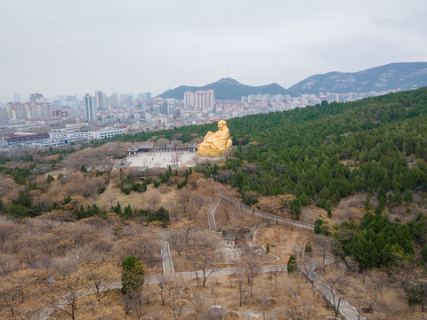 濟(jì)南千佛山桃花盛開18