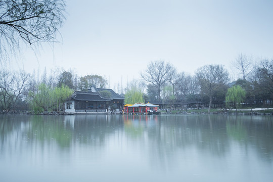 煙雨瘦西湖