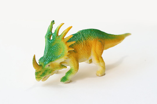 儿童玩具恐龙特写高清素材