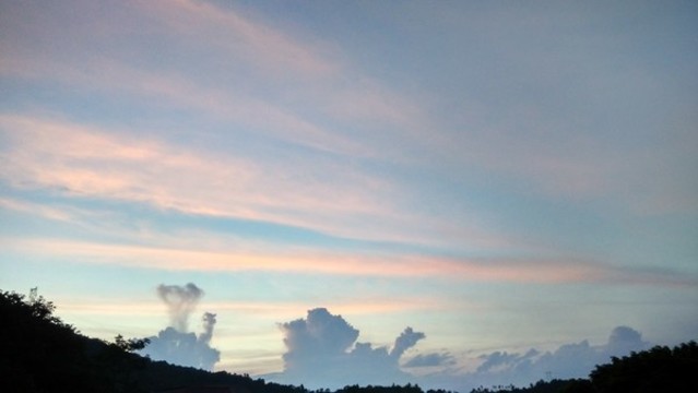夕陽天空