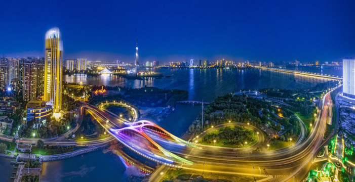 臨沂涑河夜景