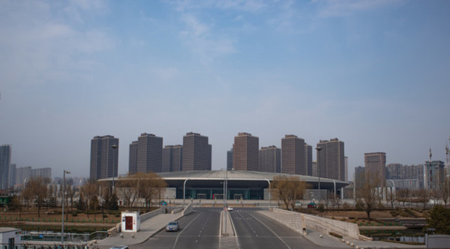 山西太原體育館城市地標(biāo)
