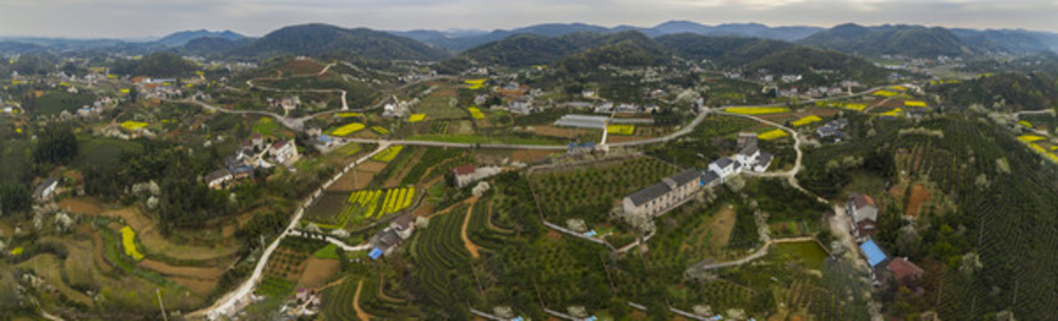 湖北宜昌架鍋山村春天風(fēng)光