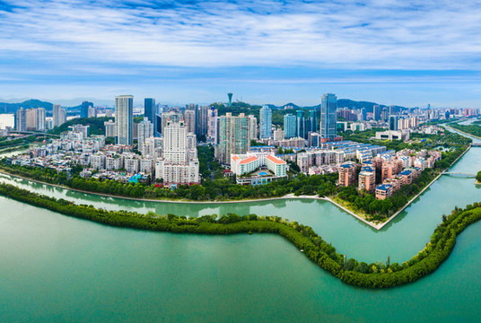 廈門白鷺洲公園城市風(fēng)光