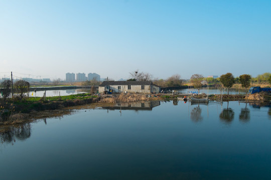 水岸自然風景