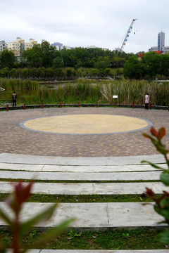 松坪山公園一角