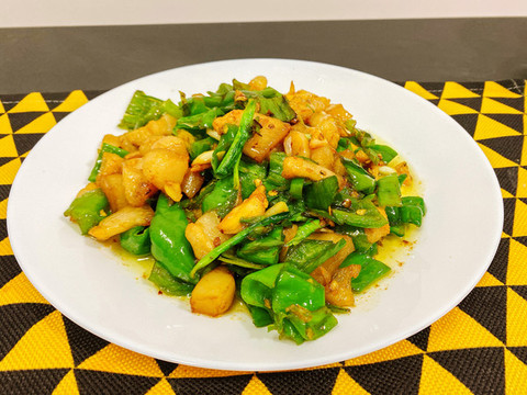 青椒炒肥肉