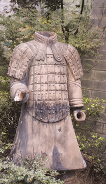 中國西安世博無頭兵馬俑
