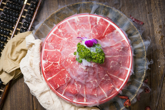 雪花牛肉片