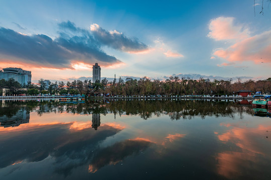 昆明翠湖公園風光