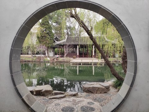 個(gè)園園林框景