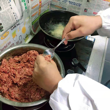 肉丸制作