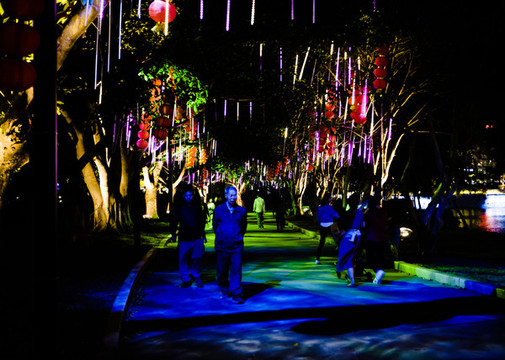 公園夜景