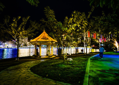 公園夜景