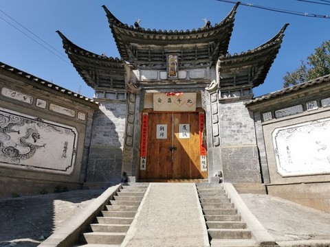 中式古建大門(mén)