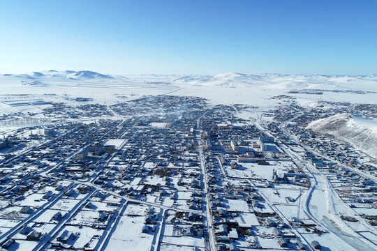 三河馬的故鄉(xiāng)內(nèi)蒙古三河鄉(xiāng)雪景