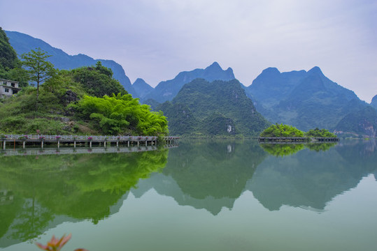 綠水青山綠色自然
