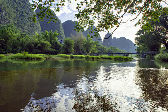 山水河流自然風(fēng)光