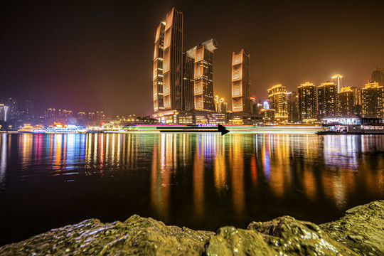 來福士朝天門碼頭夜景