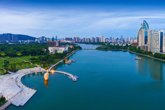 廈門白鷺洲公園夜景