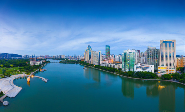 廈門白鷺洲公園夜景