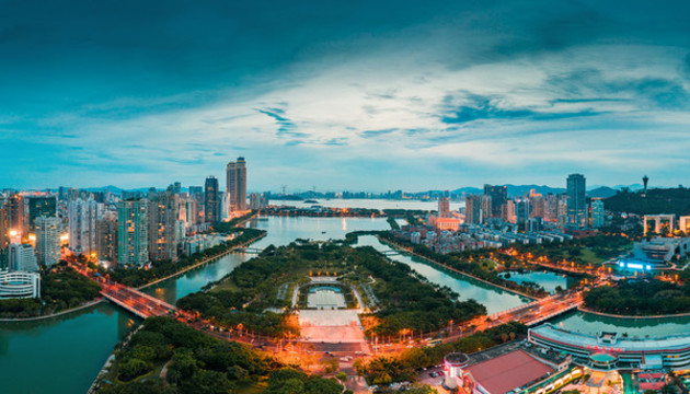 廈門白鷺洲公園夜景