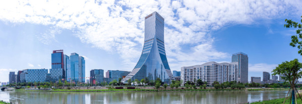 成都?xì)W洲中心建筑群風(fēng)光