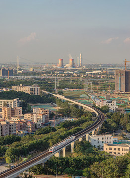 廣州地鐵蕉門地鐵站的列車