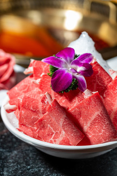 精品雪花牛肉