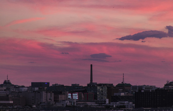 北京的夕陽