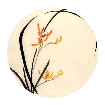 蘭花水墨畫