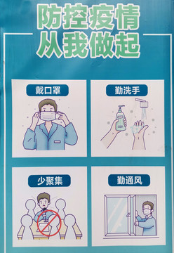 疫情防控海報