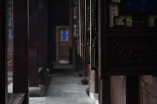 古建筑走廊