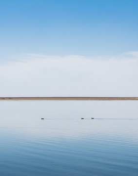 中國(guó)西部青海高原湖泊自然風(fēng)光