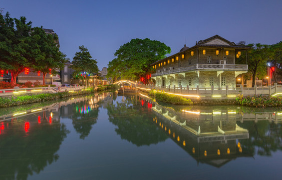 東涌水鄉(xiāng)風(fēng)情街街景